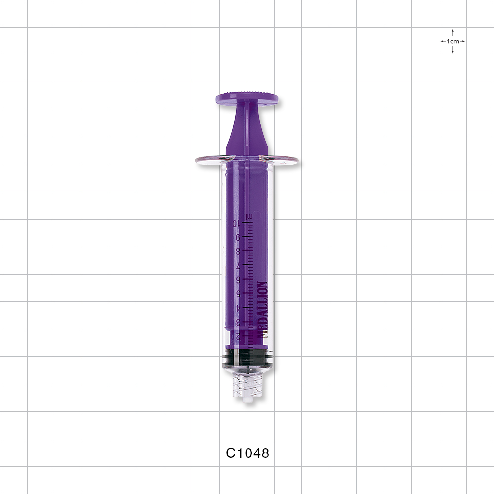 Medallion® Syringe, Male Luer Lock, Purple