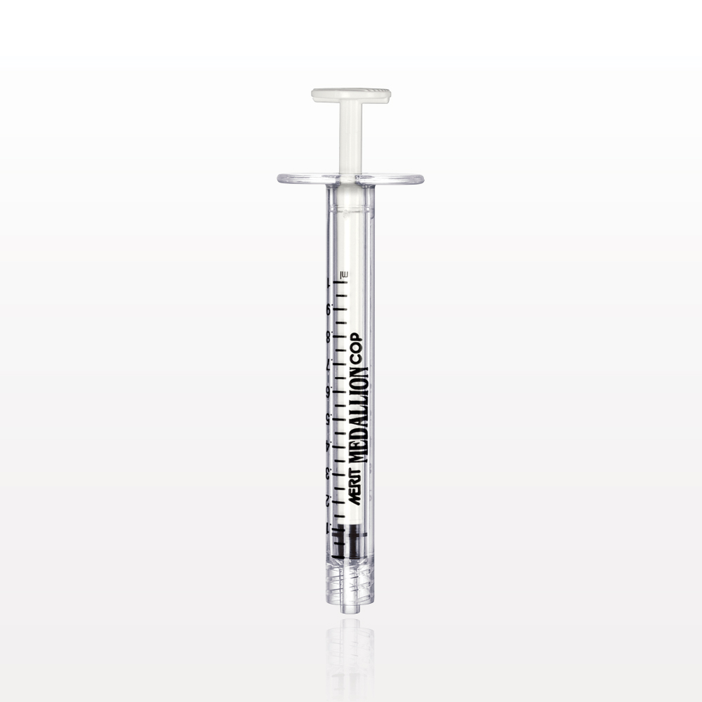 Medallion® COP Syringe, Male Luer Lock, White; 192/Box