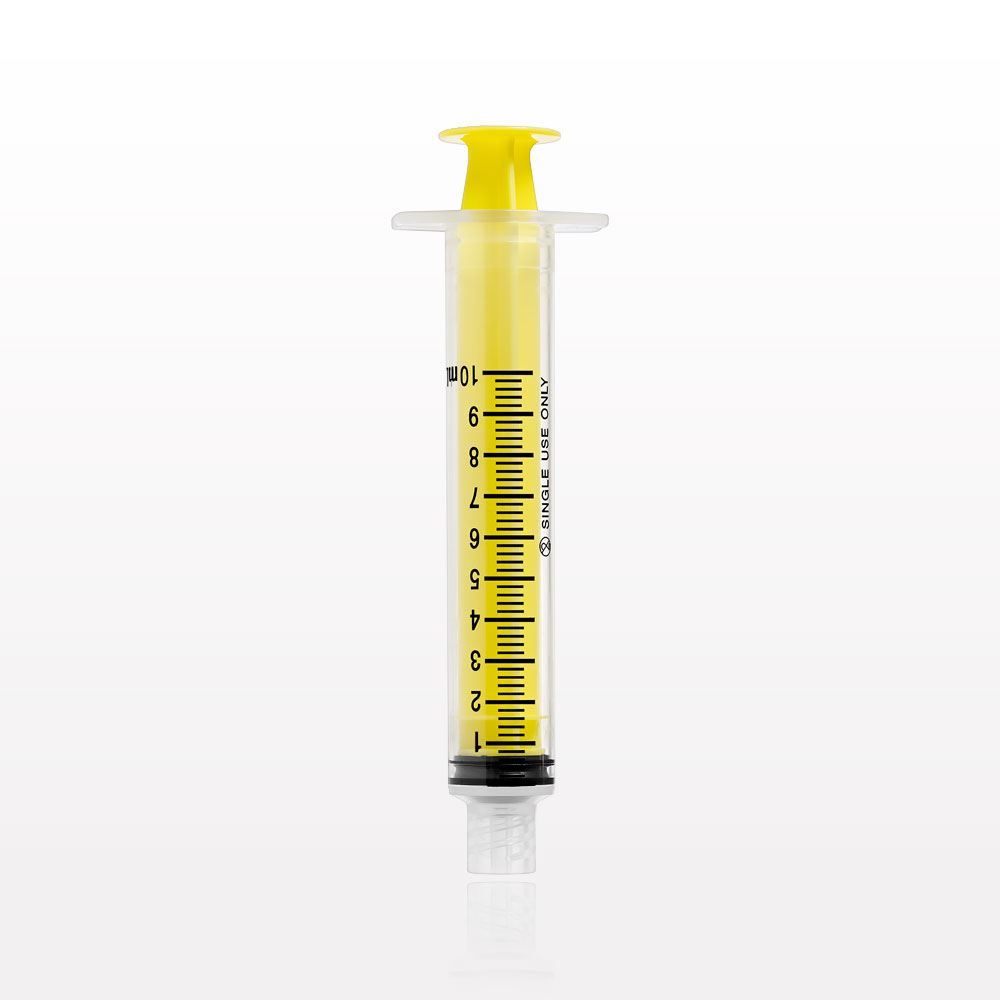 Male Lock NRFit™ Syringe, Yellow