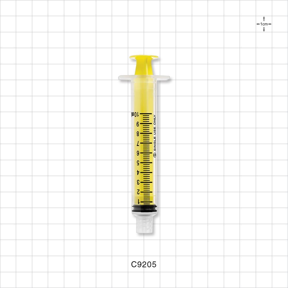 Male Lock NRFit™ Syringe, Yellow