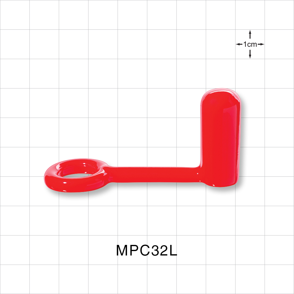 Cap on Strap, Red