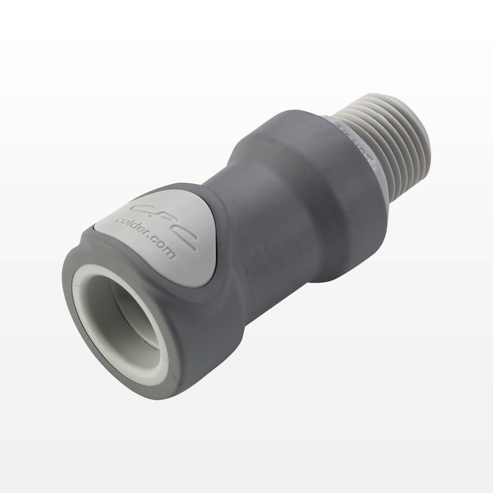 NS6 Connector, Body, Valved, Threaded