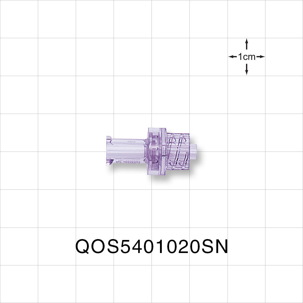 Check Valve, Female Luer Lock Inlet, Male Luer Lock Outlet